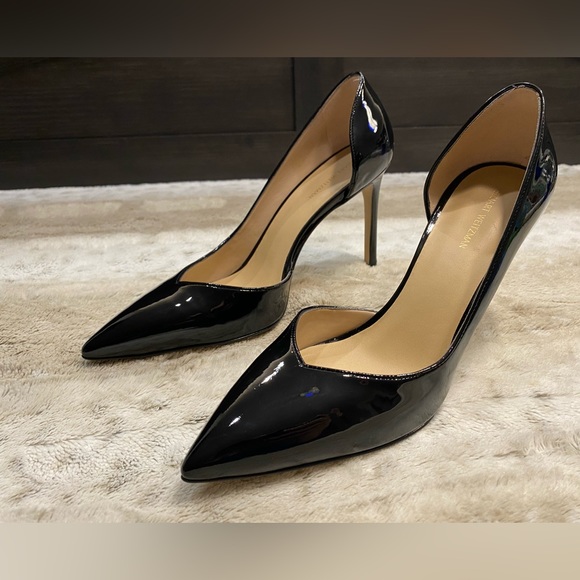 NEW💕STUART WEITZMAN Avenue d'Orsay Pointed Toe Pump Size 9 - Picture 12 of 15